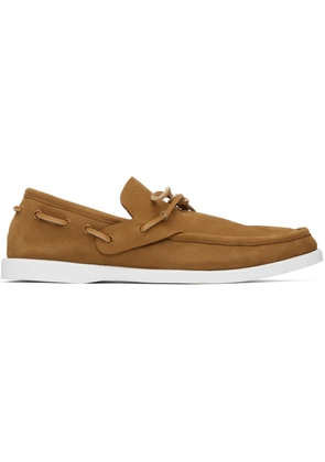 Marni Tan Nubuck Boat Shoes