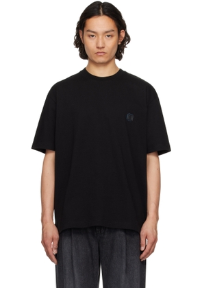 Solid Homme Black Snow Mountain Back Logo T-shirt