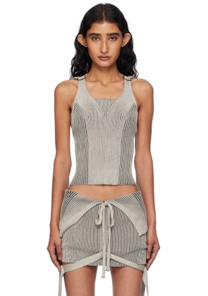 KNWLS Gray Veil Tank Top