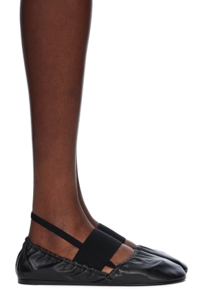 ALAINPAUL Black Merce Ballerina Flats