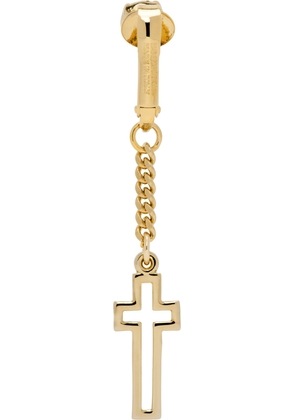 Dsquared2 Gold Clip-On Single Earring