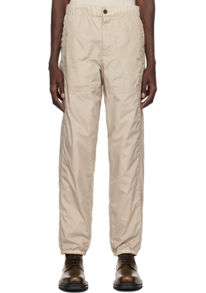 Dries Van Noten Beige Parachute Trousers