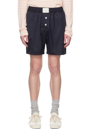 RICE NINE TEN Gray Twill Pajama Shorts