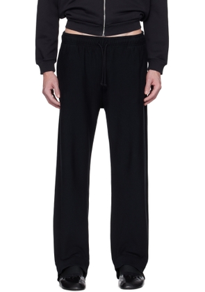 ALAINPAUL Black Fuseau Sweatpants