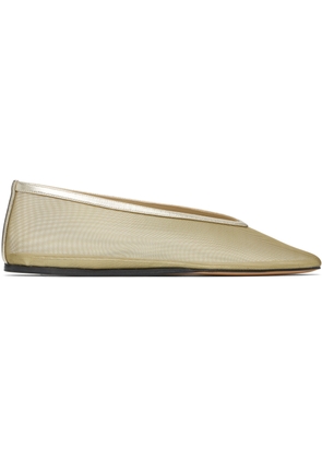 Le Monde Beryl Gold Luna Ballerina Flats