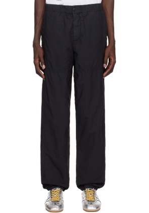 Dries Van Noten Navy Parachute Trousers
