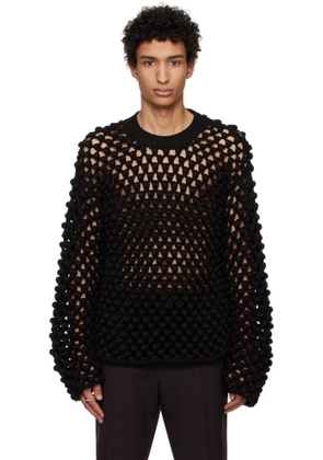 Jil Sander Black Crew-Neck Sweater
