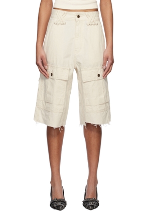 We11done Off-White Military Vintage Shorts