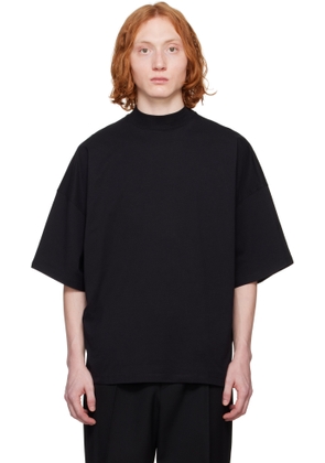 Jil Sander Black Mock Neck T-shirt