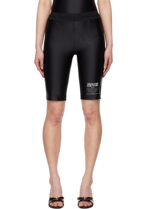 Versace Jeans Couture Black Printed Shorts