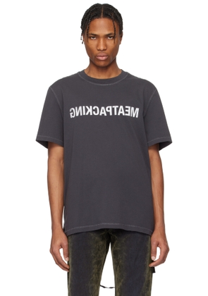 Helmut Lang Gray 'Meatpacking' T-shirt