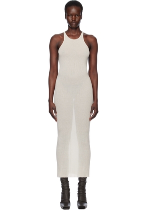 Rick Owens Off-White Hollywood Tank Maxi Dress