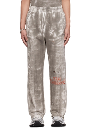 We11done Gray Muddy Sweatpants