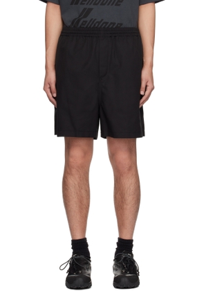 We11done Black Track Shorts