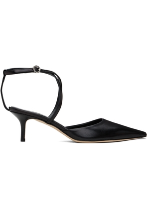 Aeyde Black Salome Nappa Leather Heels
