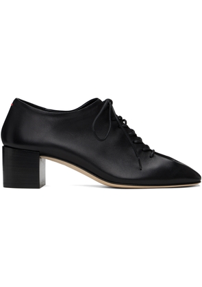 Aeyde Black Cosima Nappa Leather Heels