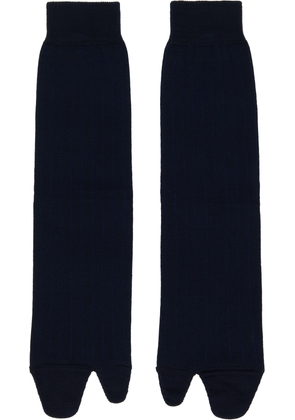 Maison Margiela Navy Tabi Socks