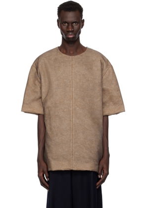 Dries Van Noten Brown Padded T-shirt