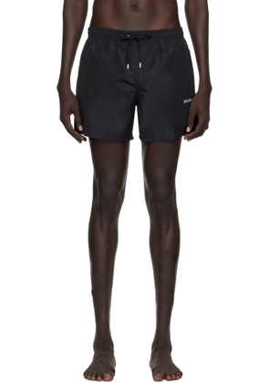 Balmain Black 'Balmain' Logo Swim Shorts
