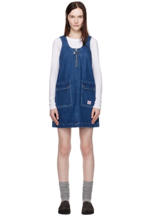 A. P.C. Blue Dominic Denim Minidress