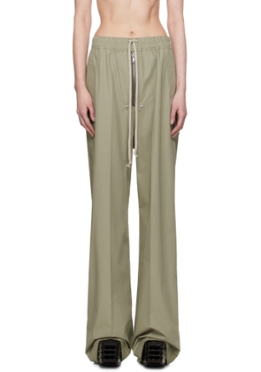Rick Owens Green Hollywood Wide Bela Lounge Pants