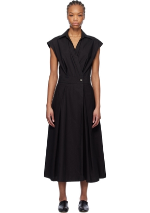 A. P.C. Black Athena Midi Dress