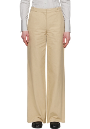 A. P.C. Beige Margaret Trousers