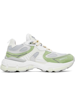 Axel Arigato Gray & Green Sphere Runner Sneakers