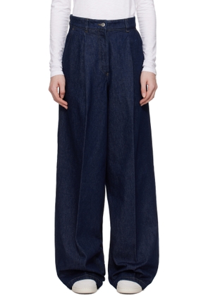 A. P.C. Navy Anastasia Barbieri Edition Azzurra Jeans