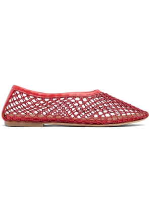 Staud Red Alba Ballet Flats
