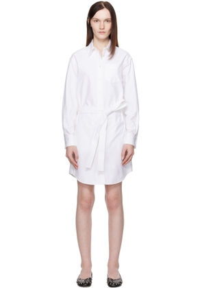 Kenzo White Kenzo Paris Kimono Sleeve Shirt Minidress