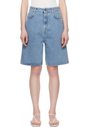 Loulou de Saison Blue Isu Denim Shorts