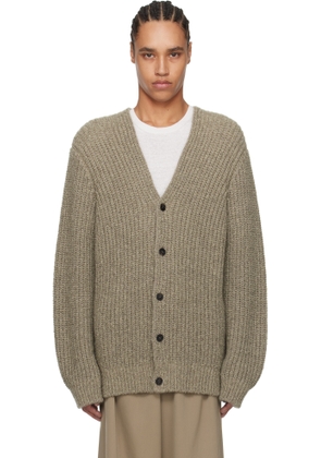 The Row Khaki Gert Cardigan