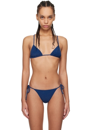 Tropic of C Navy Equator Bikini Top