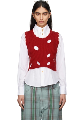 Vivienne Westwood Red Slash Tank Top