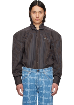 Vivienne Westwood Navy Frilly Football Shirt