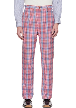 Vivienne Westwood Red & Blue Doc Trousers