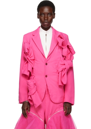 Comme des Garçons Homme Plus Pink Gabardine Blazer