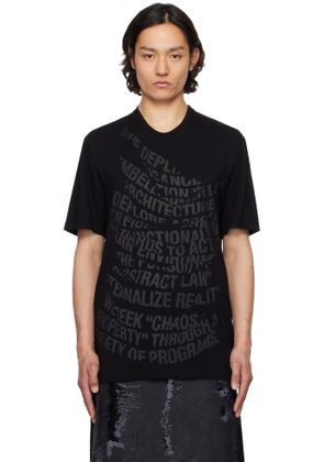 Julius Black Manifest Graphic T-shirt