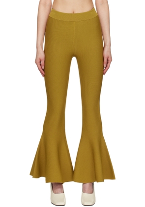 AMI Paris Yellow Godet Short Lounge Pants