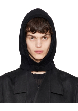 Rick Owens Black Hollywood Cashmere Hood