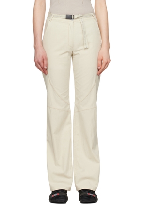 HYEIN SEO Beige Low-Rise Belted Trousers