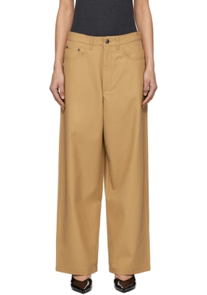Maria McManus Tan Massive Trousers