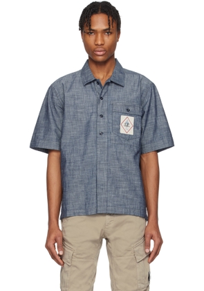 C. P. Company Blue Chambray Short Sleeve Shirt