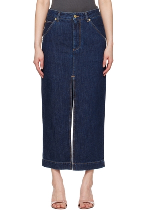 DARKPARK Blue Erika Denim Midi Skirt