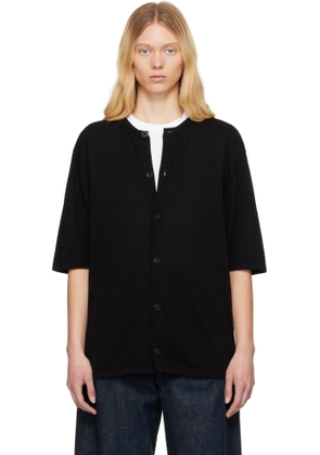 LEMAIRE Black Short Sleeve Overshirt