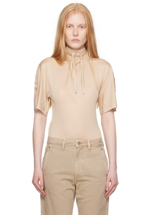 LEMAIRE Pink Short Sleeve Foulard T-shirt