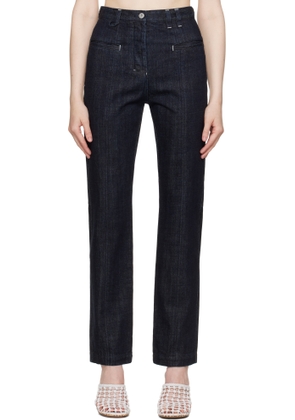 JACQUEMUS Navy La Croisière 'Le De-Nimes Norma' Jeans