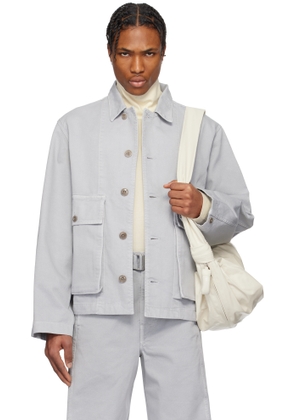 LEMAIRE Gray Boxy Denim Jacket