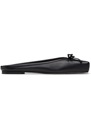 JACQUEMUS Black 'The flat Ballet' Mules